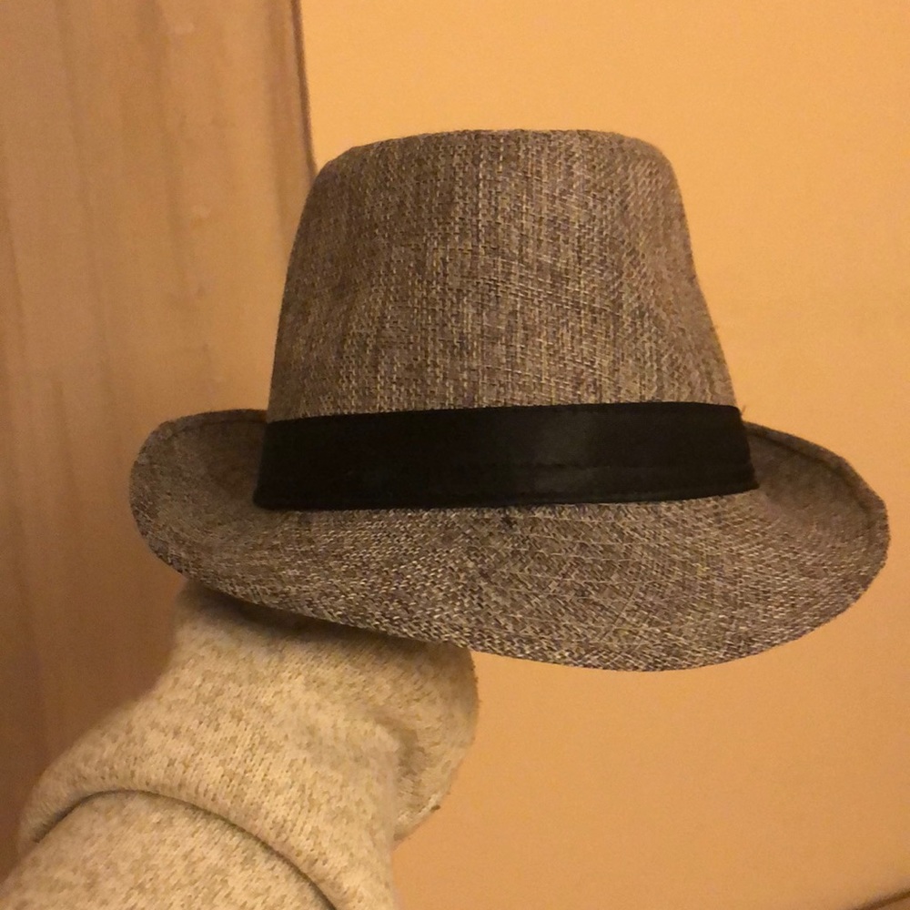 Gray fedora